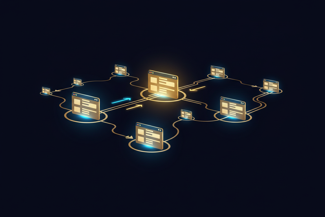 Pourquoi le maillage interne influence fortement la visibilité d'un site Shopify